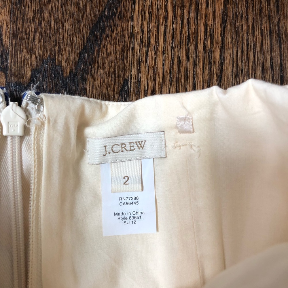 J.Crew Strapless Dress - Size 2 - Picture 3 of 4